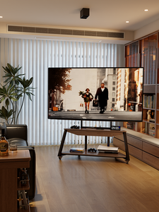 Mueble/Consola de <span class=keywords><strong>TV</strong></span> Móvil de Madera Maciza Estilo Antiguo para Dormitorio o Sala de Estar, Compatible con Televisores de 65 a 100 Pulgadas y Más, DSG042 - Product Image 1