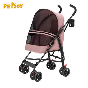 आधुनिक शैली त्वरित स्थापना पालतू गियर परिवहन ट्रॉली समायोज्य फोल्डेबल फोल्डेबल पालतू जानवरों के लिए छोटे कुत्तों के लिए - Product Image 1