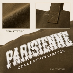 Sacs fourre-tout en toile de coton en gros – Sacs de courses robustes 100 % coton avec logo personnalisé pour le marché, la plage et l'usage quotidien – Direct Usine - Product Image 5