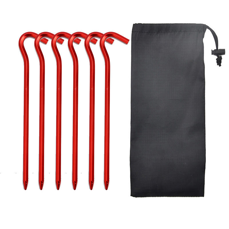 6 เล็บสีแดงใน 1 ถุง