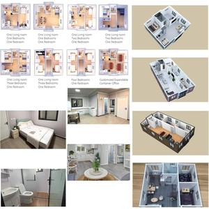 <span class=keywords><strong>Casa</strong></span> Contenedor Prefabricada de 20 Pies Es una Vivienda Expandible y Plegable con 1-4 Dormitorios y Sala de Estar Casas Prefabricadas - Product Image 5