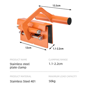 <span class=keywords><strong>Pince</strong></span> de levage à mâchoires auto-adaptantes en acier inoxydable pour le transport de bois, de carreaux, de dalles de pierre, d'installation de fenêtres et de portes - Product Image 5