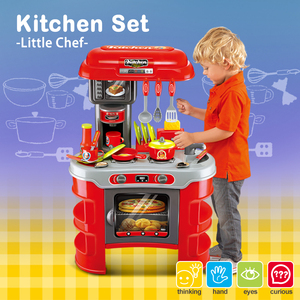 Ensemble de jouets de cuisine, nourriture factice, 35 pièces, accessoires de cuisine avec son et lumière réels pour les enfants, filles et garçons - Product Image 2