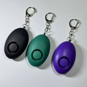 Alarme de sécurité personnelle ovale AL-01 en plastique ABS, très forte, avec lumière LED, fonctions d'appel et de défense pratiques - Product Image 2