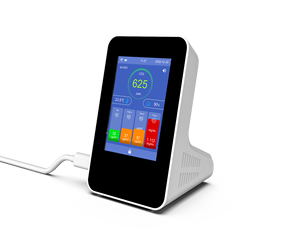 Monitor de Calidad del Aire Inalámbrico 7 en 1, Multifuncional, con Pantalla Automática, para Interiores, Oficina, TVOC, PM1, PM2.5, PM10, CO2, Modelo SA1800 - Product Image 3