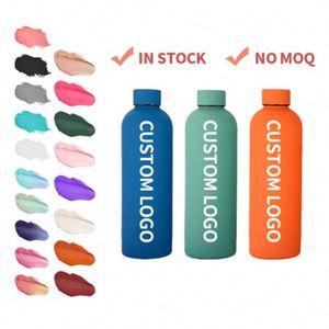 Wholesales <b>Large</b> Capacity 304 Stainless Steel Water Bottle Drinking Bicycle Water Bottle With Custom Logo - Product Image 2