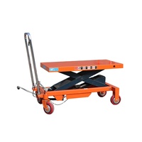 Nueva Carretilla Elevadora Hidráulica Flexible de Doble Tijera con Capacidad de 500 kg, Mesas Elevadoras de 200 kg y 300 kg para Uso en Almacenes y Comercios