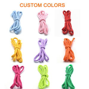 XIAOCHEN cordon de <span class=keywords><strong>coton</strong></span> macramé naturel personnalisé cordon corde plate laisse <span class=keywords><strong>5mm</strong></span> - Product Image 4