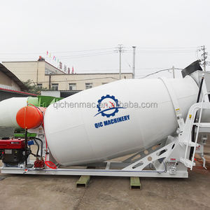 QIC entièrement automatique 8CBM Diesel Auto Chargement volumétrique bétonnière camion Ciment Mélangeur Réservoir avec <span class=keywords><strong>prix</strong></span> d'usine - Product Image 1