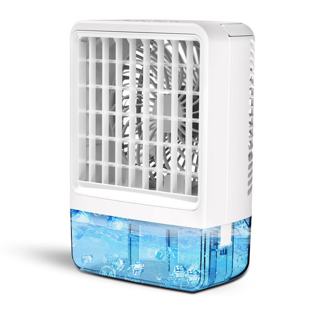 Portable Air Conditioner,Evaportive Cooler, Smart Fan and Humidifier 2 in 1 USB Fast Cooling Fan for Bedroom Room Dormitory
