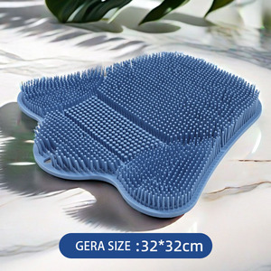 BunnyHi MZB009 gatto rimozione solletico gatto spazzola massaggio di bellezza Multi-funzionale adesivo <span class=keywords><strong>da</strong></span> parete in Silicone arrampicata gatto tiragraffi - Product Image 4