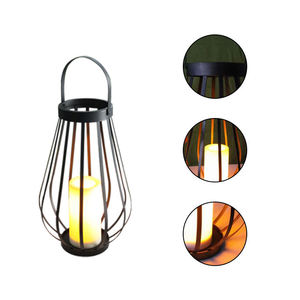 Farol de plástico con batería de alta calidad para el hogar, farol Led de hierro decorativo para jardín al aire libre - Product Image 4