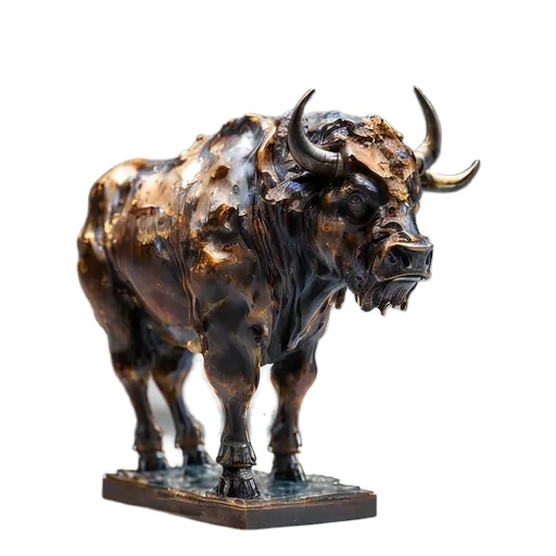 Steampunk Bull Art Statuen Harz Tierfiguren, Poly resin im Freien lebensgroße Harz Schaf Statue