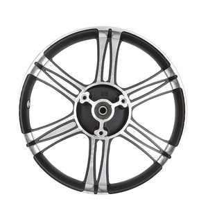 Allgemeine Motorrad räder 16 Zoll 16*2,5 16*3,0 2, 50-12 70/90-12 80/90-12 Vakuum reifen Aluminium legierung Scheiben bremse Vorderräder - Product Image 1