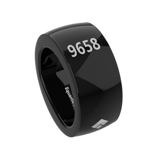 Zikr Ring Digital Tasbeeh Counter Stainless Steel Smart Islamic Ring App Control Azan - Product Image 3