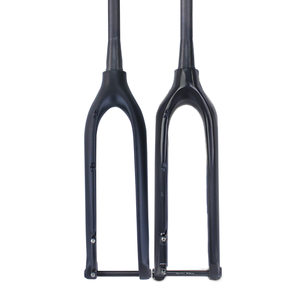 Sin logotipo Full Carbon T800 <span class=keywords><strong>MTB</strong></span> 27,5 <span class=keywords><strong>29</strong></span> <span class=keywords><strong>Horquilla</strong></span> rígida Boost 15*100mm Eje 27,5 Suspensión de bicicleta de montaña Freno de disco de dirección recta - Product Image 2