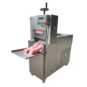 Commerciële Bevroren Schapenvlees Rundvlees Lamsvlees Roll Ham Bacon Plakjes Snijmachine