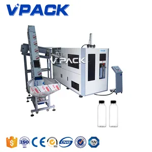 Vpack 4 Cavities PET Bottle Mould Blowing Machine/ Blow Molding Moulding Making Machines Manufacturing Make PET Plastic Bottle