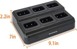 Base de Carga Multiunidad BAOFENG BF-888S para Seis Radios BF-888S 777S 666S <span class=keywords><strong>Retevis</strong></span> H-<span class=keywords><strong>777</strong></span> 88ST Plus Pxton (1 Paquete) - Product Image 2
