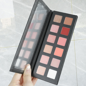 พาเลทตาเดอซอมบร้าเครื่องสำอางแบบกำหนดเอง12แพนแม่เหล็กเม็ดสีสูง DIY อายแชโดว์มังสวิรัติสีนู้ด - Product Image 1