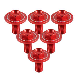 NICECNC 6PCS Boulons de protection de fourche avant pour Beta <span class=keywords><strong>RR</strong></span> 300 125 <span class=keywords><strong>250</strong></span> 390 450 500 2013-2019 X-TRAINER 300 2015-2022 <span class=keywords><strong>Kawasaki</strong></span> KX125 KX250 - Product Image 1