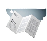 Impression personnalisée de flyers brillants, papier cartonné A4 CMYK, luxe, pour la remise des diplômes, mini menus pliés en trois, brochures numériques, flyers