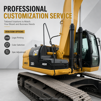 Excavatrice CAT 320D2 d'occasion fiable, capacité de godet de 20 tonnes, pelle Caterpillar 320D2 d'occasion pour travaux routiers