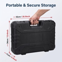 Ensemble d'outils de perçage sans fil 21V 59 pièces, kit d'outils électriques multifonctionnels professionnels pour la réparation et l'entretien domestique