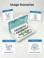Kit d'outils universels pour implants dentaires prothétiques, clé dynamométrique manuelle, tournevis, utilisation manuelle, instrument de classe I
