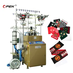 OPEK computerized jacquard beanie hat cap and scarf knitting machine factory price