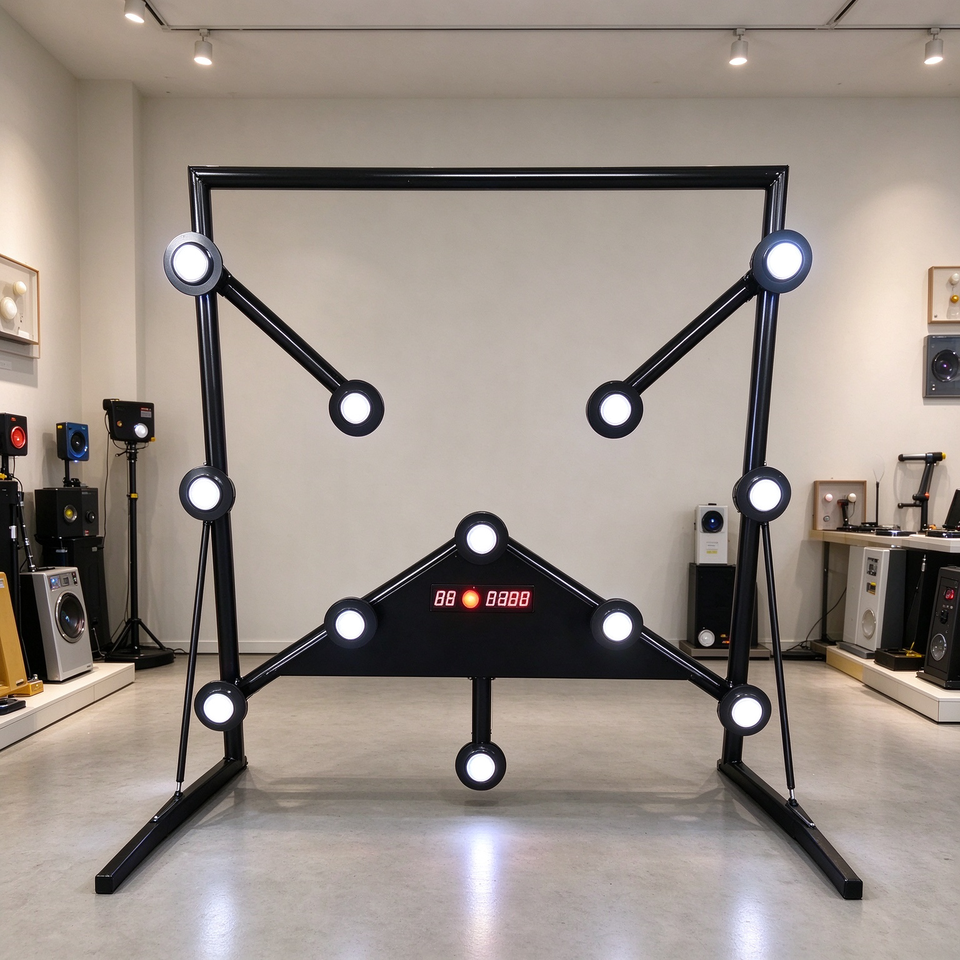 LED Reaction Trainer Arcade Game Machine Reflex Speed Test Game ...