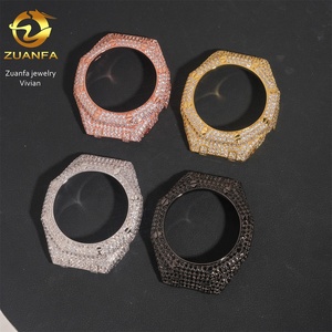 Boîtier de montre Hip Hop personnalisé en laiton, serti de moissanite VVS, style Iced Out, pour GA2100 - Product Image 1