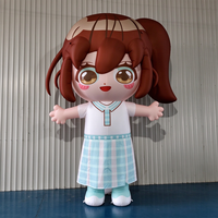 Costume de mascotte gonflable personnalisé, personnage de dessin animé, tissu Oxford, modèle géant pour la décoration d'événements en plein air