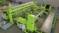Machine d'emballage automatique de tuyaux, équipement d'emballage entièrement automatique pour l'usine de tubes en acier inoxydable