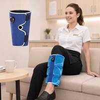 Masajeador de Pantorrillas Alphay con Compresión 6D y Masaje por Pulsos Eléctricos, Envoltura Portátil para Piernas para Asiento de Coche, Silla de Oficina y Sofá, Relajante
