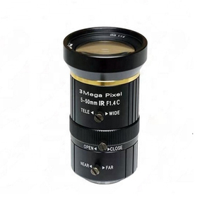Objectif de caméra de sécurité CCTV 5-50 mm <span class=keywords><strong>3</strong></span> mégapixels 1/<span class=keywords><strong>2</strong></span>,7 pouce F1,4 monture CS pour caméra CCTV Objectif zoom manuel en verre - Product Image 1