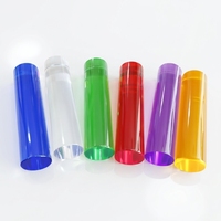 Tige transparente en acrylique personnalisée OEM ODM tige de tube transparente en acrylique tige de 35mm en acrylique personnalisée
