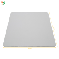 AY Tapis de souris de jeu en caoutchouc polyester blanc personnalisé Rouleau de matériel chauffé par sublimation vierge Stock disponible