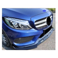 For Mercedes Benz C-Class W205 2015-2018 Car Front Bumper Lip Splitter Diffuser Body Kit Brabus Style Bumper Protector