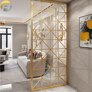 Декоративные жилые экраны ZE0440, комнатные перегородки из нержавеющей стали «Водопад» для ресторана - Product Image 4