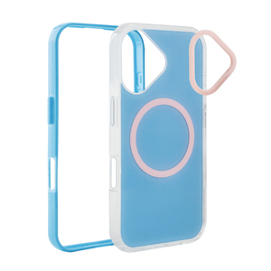 3 trong 1 Chống sốc <span class=keywords><strong>Armor</strong></span> canyd màu sắc từ tính không dây sạc điện thoại di động Bìa trường hợp đối với <span class=keywords><strong>iPhone</strong></span> 16 16 cộng với 16pro 16Promax 16e - Product Image 2