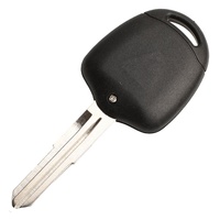 Carcasa de llave remota para coche de 2 botones con llave de repuesto para Mitsubishi Lancer EX Outlander ASX Grandis Colt Plus