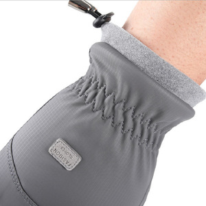 Gants d'hiver pour hommes avec fonction tactile, coupe-vent, imperméables, doublés de polaire épaisse - Product Image 4