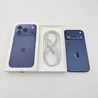 Teléfono Inteligente Original Desbloqueado Usado 17 Pro Max de 6.9 Pulgadas, 12 GB de RAM, Azul Oscuro, Doble SIM, Naranja Cósmico, 5G, iOS, Todas las Versiones, Reventa