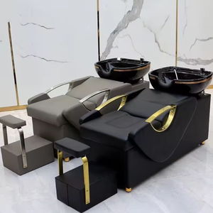 Fauteuil de Barbier Professionnel Pliant Moderne en Acier Inoxydable et Cuir avec Télécommande pour Salon et Atelier – Modèle 2026 – Nouveauté Tendance - Product Image 1