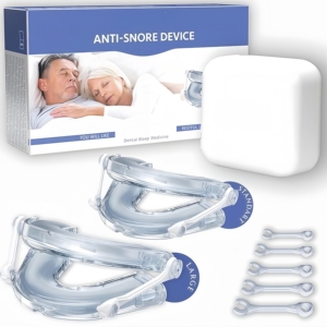 Dispositif anti-ronflement 2026 à avancement <span class=keywords><strong>mandibulaire</strong></span> – Protège-dents réglable sans BPA avec technologie de sommeil silencieux - Product Image 1