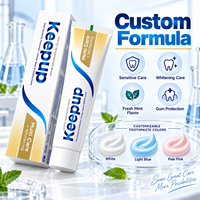 Dentifrice blanchissant personnalisé en gros : Nettoie la bouche, blanchit les dents, emballage sur mesure