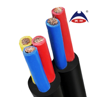 Kabel Fleksibel Berisolasi PVC Inti Tembaga Tahan Api ZR-RVV untuk Penggunaan Bangunan Industri 300/500V CE untuk 100
