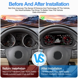 Navihua <b>Car</b> Digital Instrument Cluster 12.3" LCD Dashboard <b>for</b> Volkswagen Golf 6 2010-2012 Auto <b>Speedometer</b> Linux System - Product Image 5