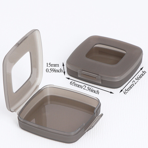 SUNSHING 60mm Single Lens <b>Filter</b> Case Plastic Packaging Box Portable Photography <b>Filter</b> Cases Small <b>Camera</b> <b>Filter</b> Storage Box - Product Image 3